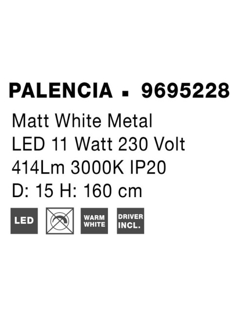 Pendelleuchte Palencia Ø15 LED