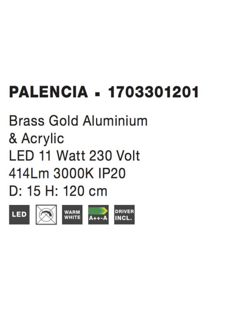 Подвесная лампа Palencia Ø15 LED