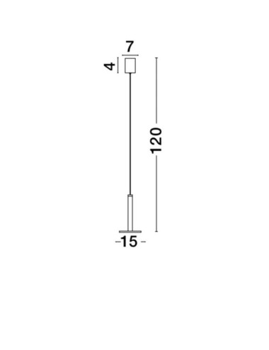 Nova Luce - Palencia Ø15 LED 1703301201 piekaramā lampa | TavaGaisma.lv