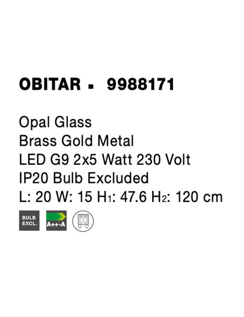 Подвесная лампа Obitar