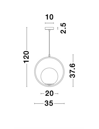 Pendant lamp Obitar