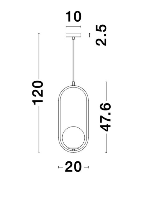Pendant lamp Obitar