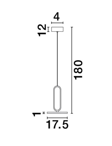 Pendelleuchte Gea Ø17,5 LED