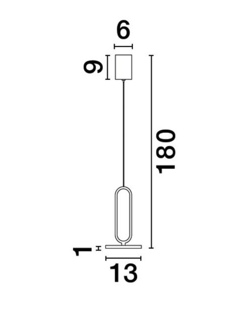 Pendant lamp Gea Ø13 LED