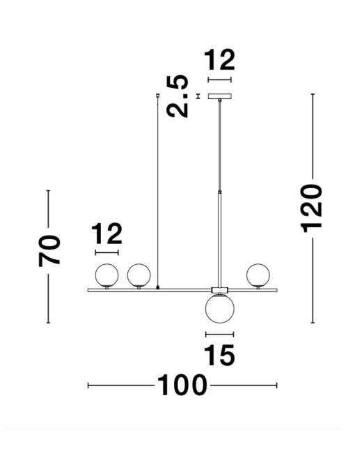 Pendant lamp Imperio