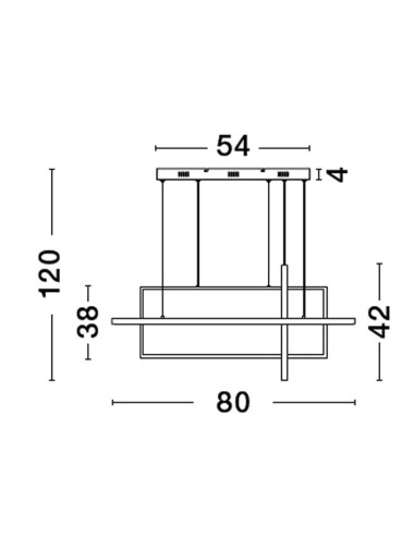 Pendant lamp Clea LED 9756719 | Nova Luce | TavaGaisma.lv/en