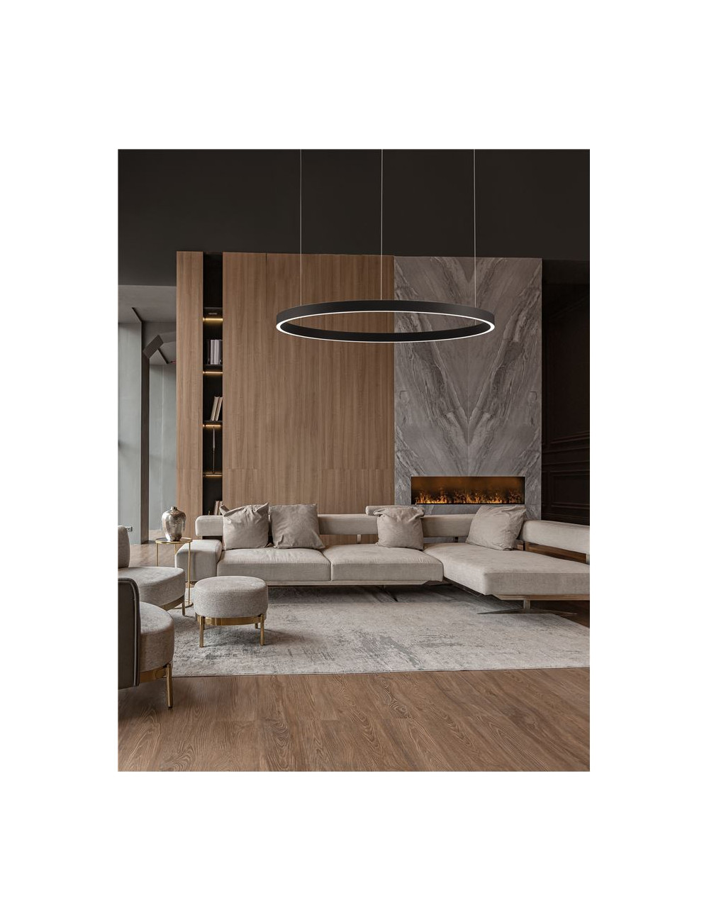 Piekaramā lampa Elowen Ø98 LED