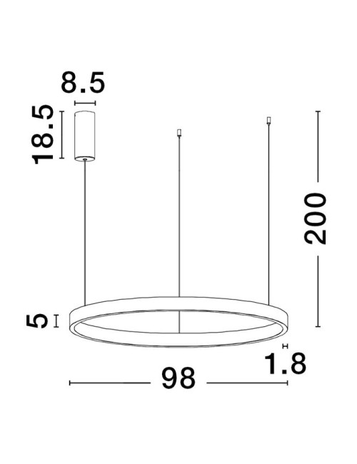 Pendelleuchte Elowen Ø98 LED