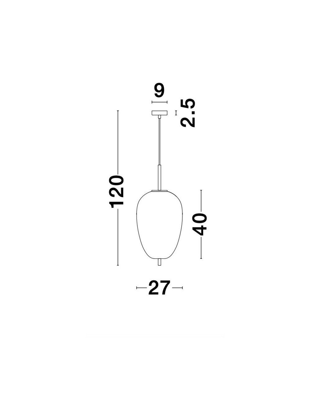 Ripplamp Lato Ø27