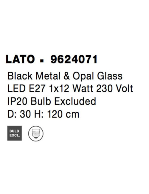 Pendant lamp Lato Ø30