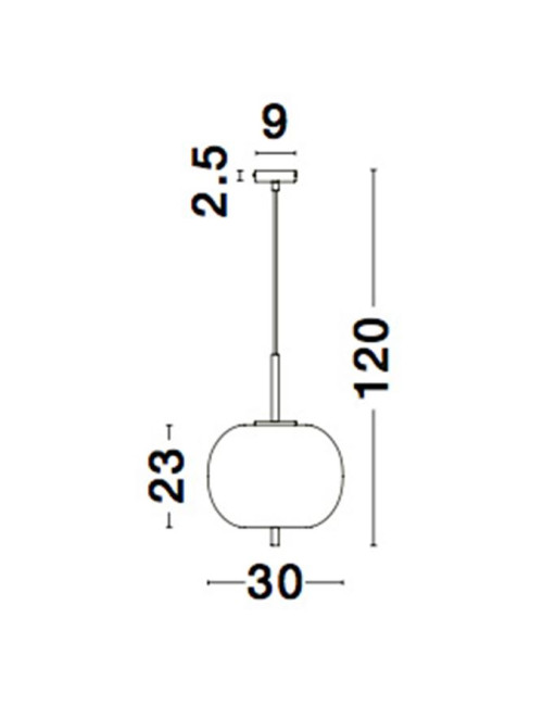 Pendelleuchte Lato Ø30