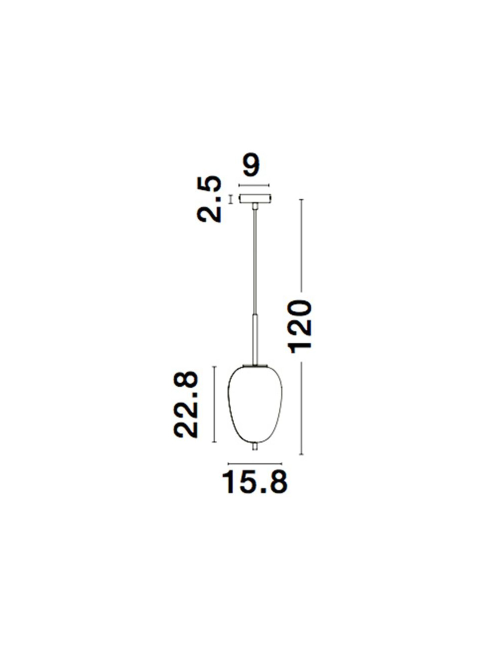 Ripplamp Lato Ø15,8