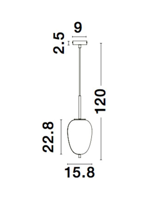 Pendelleuchte Lato Ø15,8