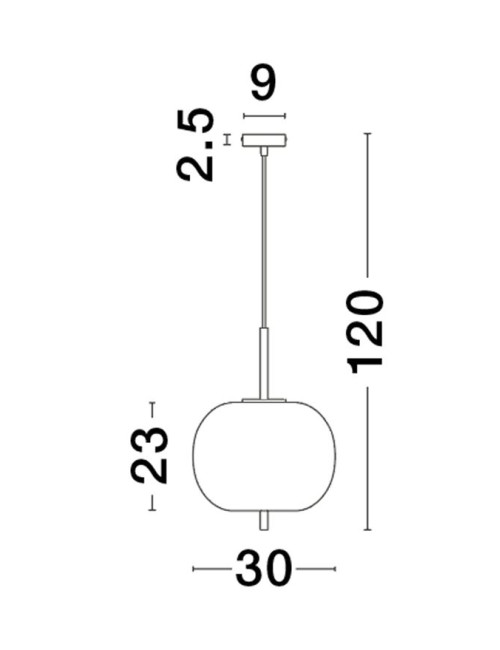 Ripplamp Lato Ø30