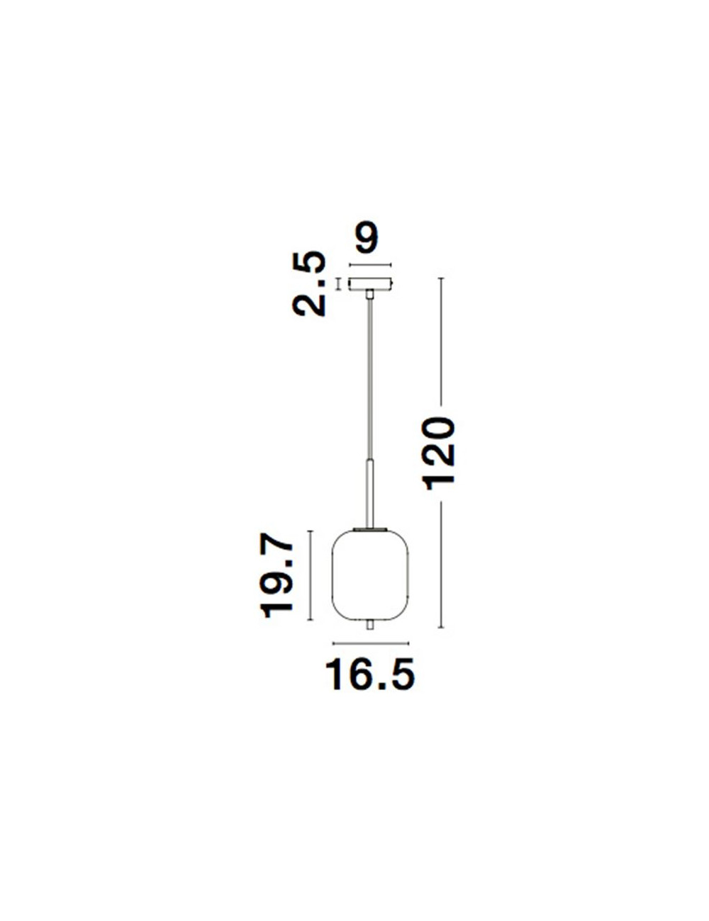 Ripplamp Lato Ø16,5