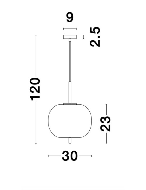 Ripplamp Lato Ø30