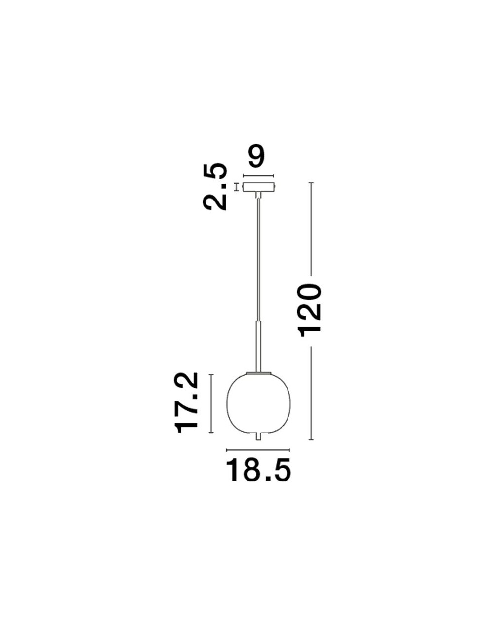 Ripplamp Lato Ø18,5