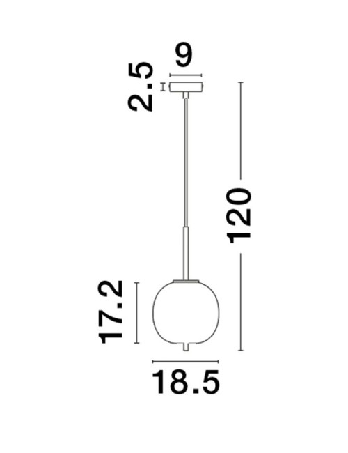 Pendelleuchte Lato Ø18,5