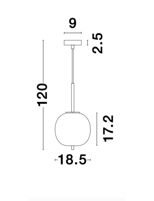 Pendelleuchte Lato Ø18,5