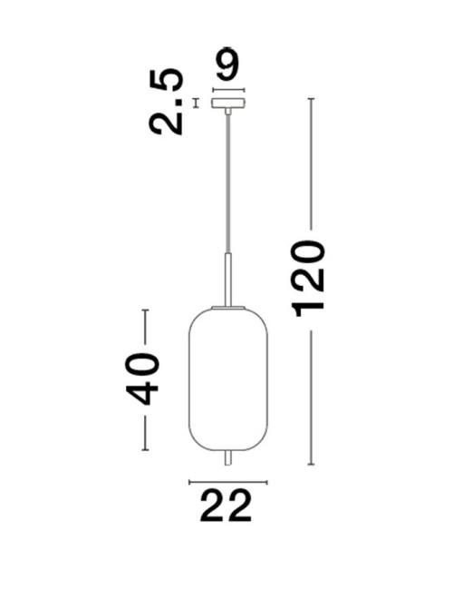 Pendelleuchte Lato Ø22