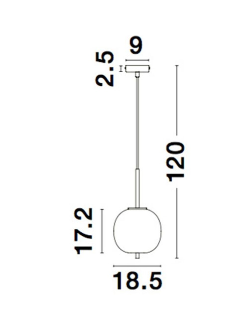 Pendelleuchte Lato Ø18,5