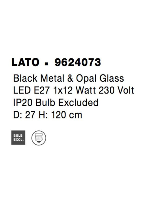 Piekaramā lampa Lato Ø27