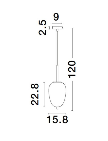 Pendelleuchte Lato Ø15,8