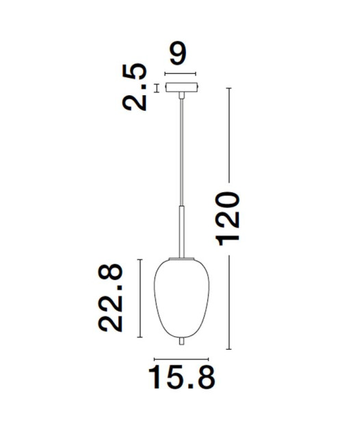 Pendelleuchte Lato Ø15,8