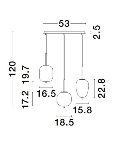 Pendant lamp Lato