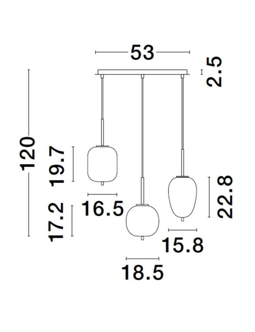 Pendant lamp Lato
