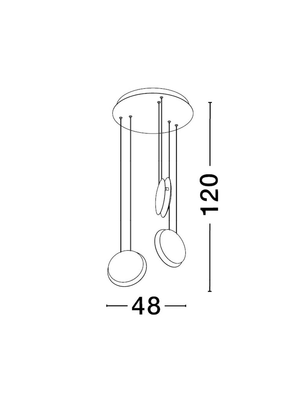 Ripplamp Shell Ø48 LED