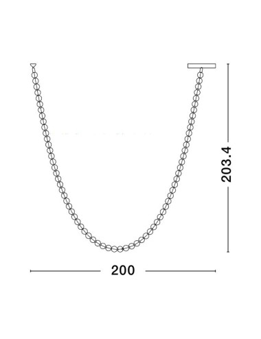 Pakabinamas šviestuvas Perla LED 9186957 | Nova Luce | TavaGaisma.lv/lt