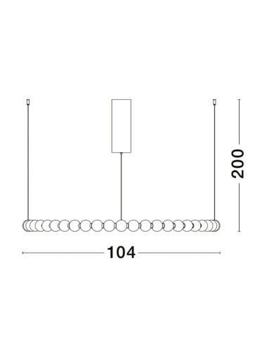 Pendelleuchte Perla Ø104 LED