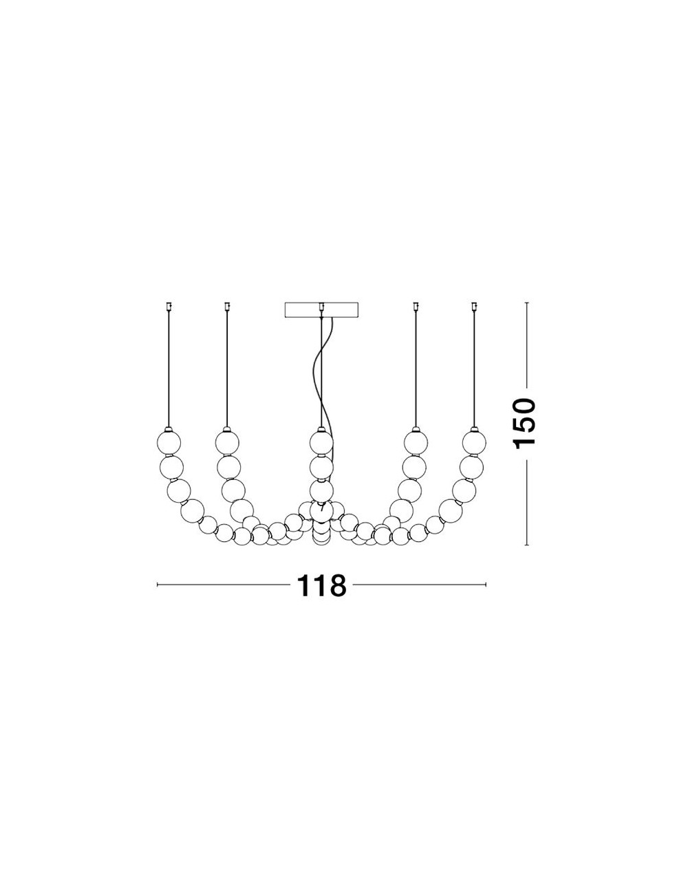 Ripplamp Perla Ø118 LED