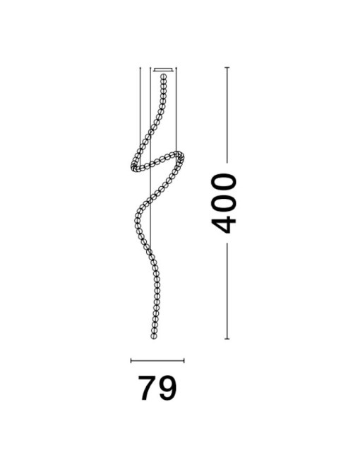 Pendant lamp Perla Ø79 LED