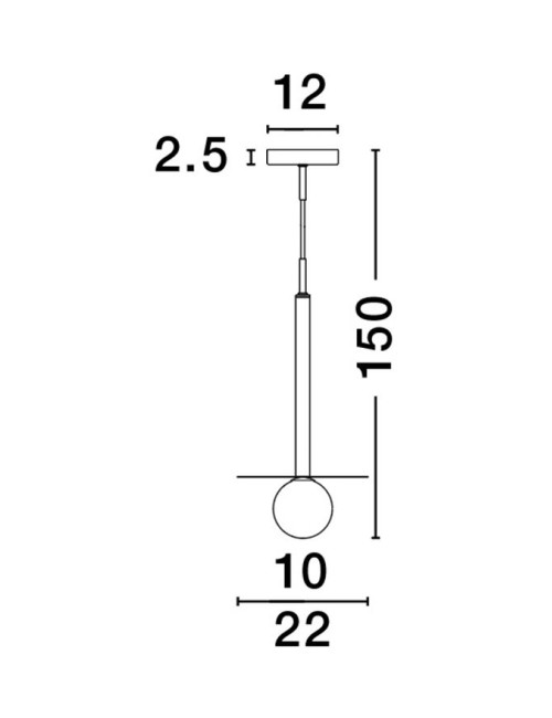 Pendelleuchte Pielo Ø22