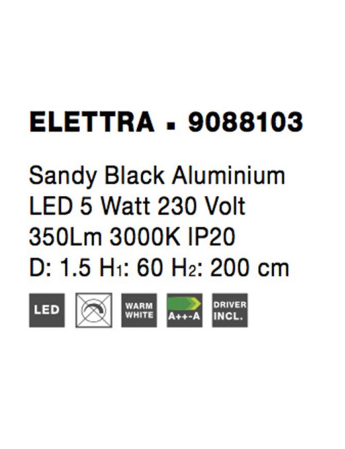 Piekaramā lampa Ellettra LED