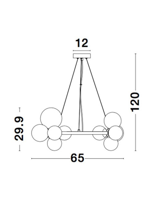 Pendelleuchte Odillia Ø65