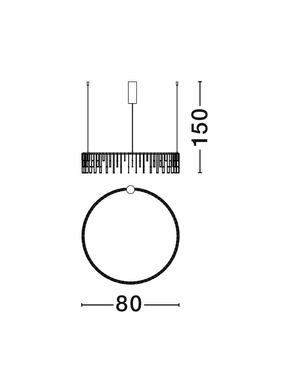 Chandelier Stellar Ø80 LED