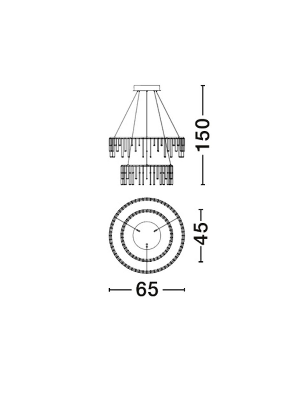 Люстра Stellar Ø65 LED
