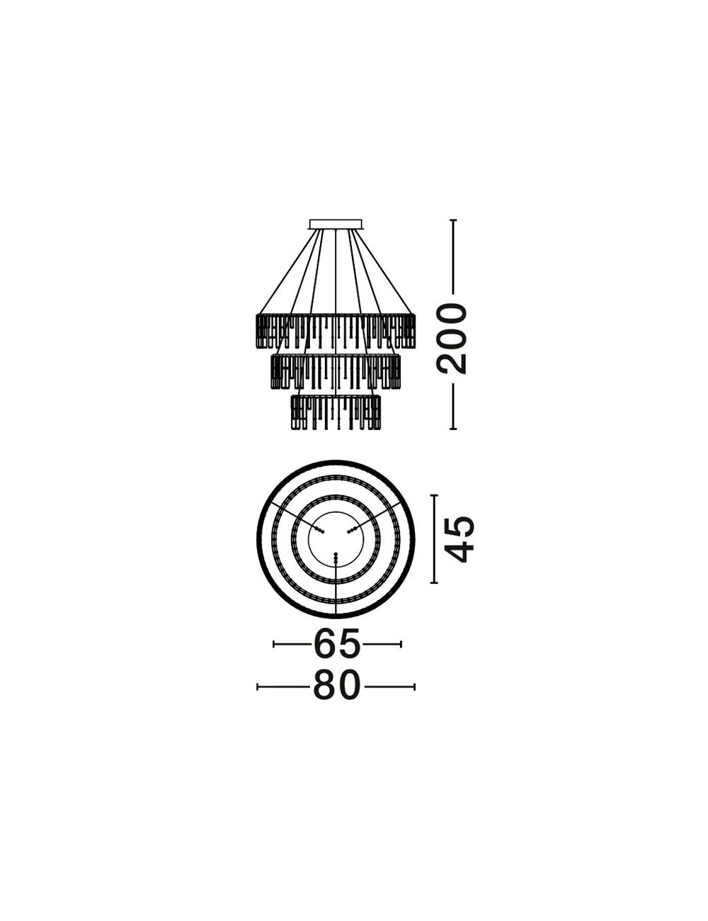 Lühter Stellar Ø80 LED