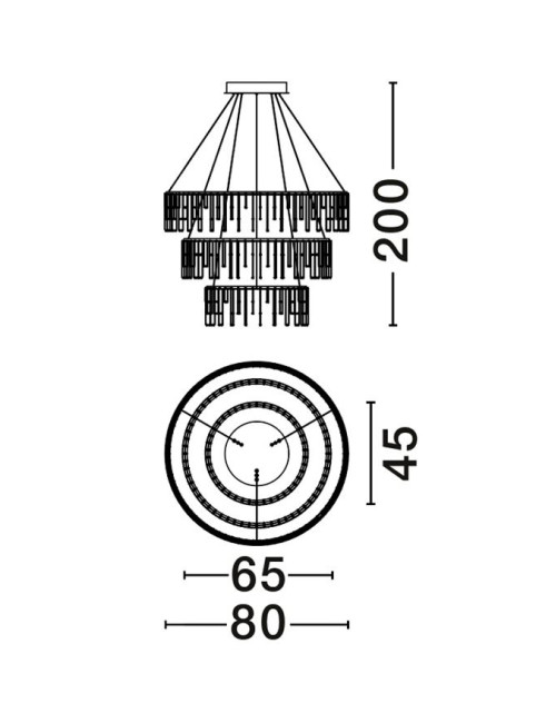Lustra Stellar Ø80 LED