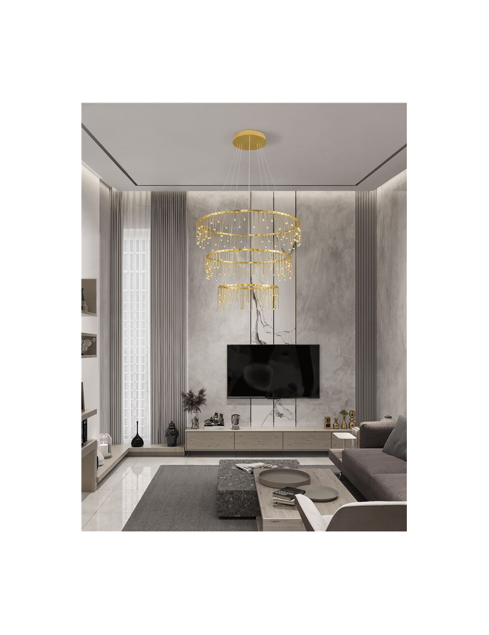 Kronleuchter Stellar Ø80 LED