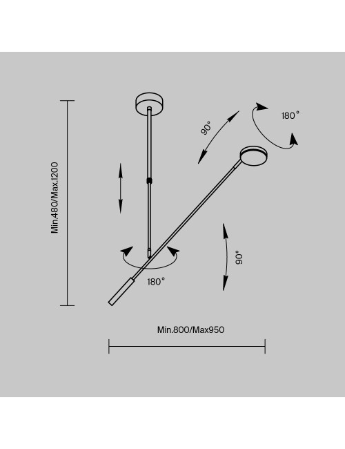 Griestu lampa Fad LED
