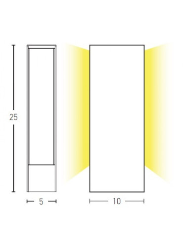 Garden lamp E257 LED IP65