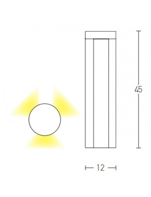 Garden lamp E132 LED IP54