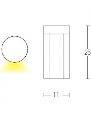 Садовая лампа E133 LED IP54