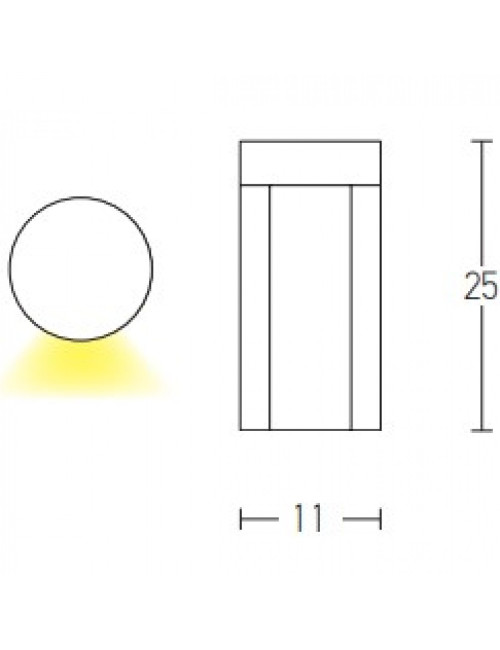 Pastatomas šviestuvas E133 LED IP54
