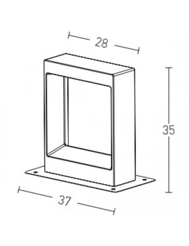 Garden lamp E190 LED IP54