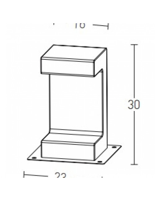 Garden lamp E191 LED IP54